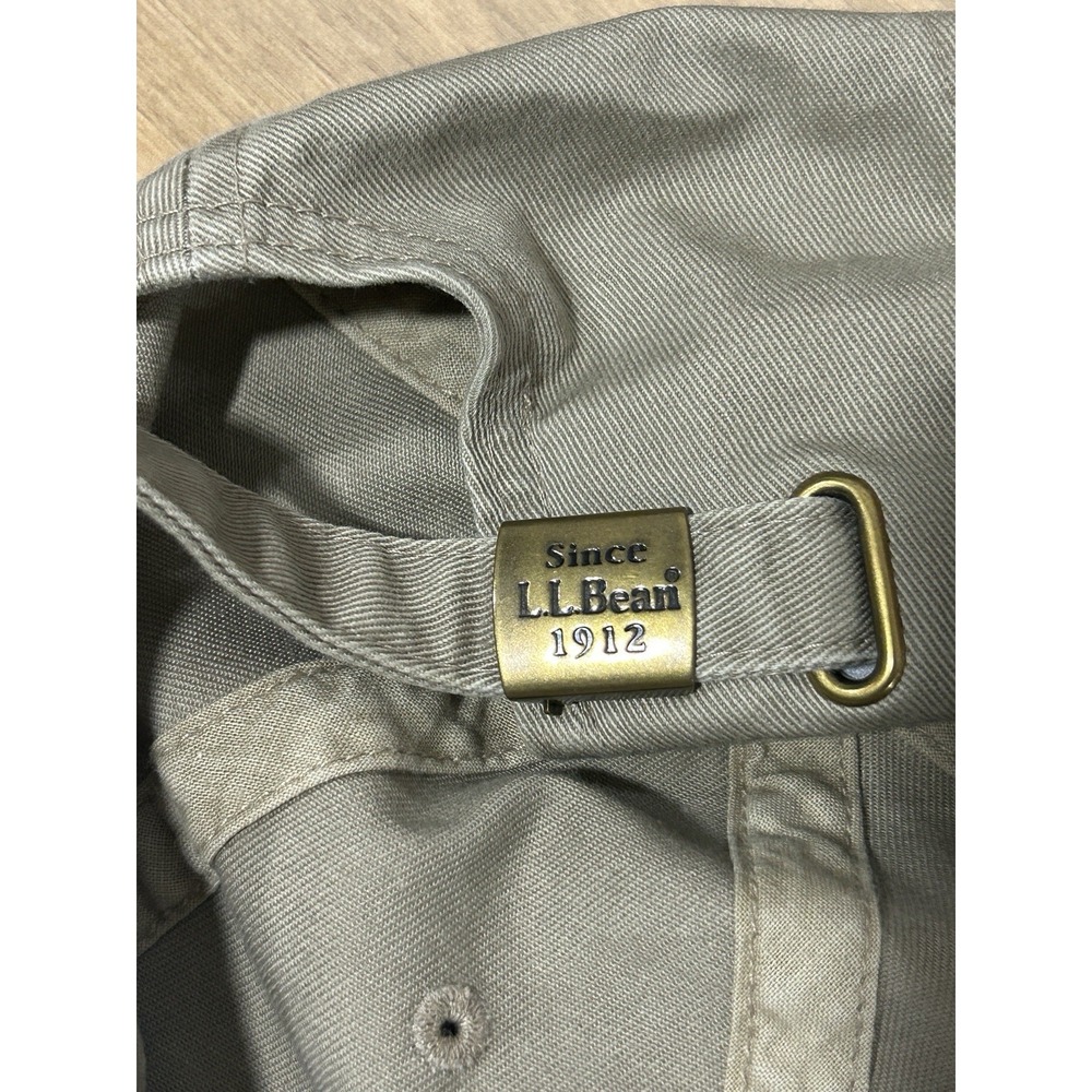 L.L. Bean Pathfinder LED Hat Mens One Size Khaki Lighted Brim Outdoor Cap - Picture 15 of 15